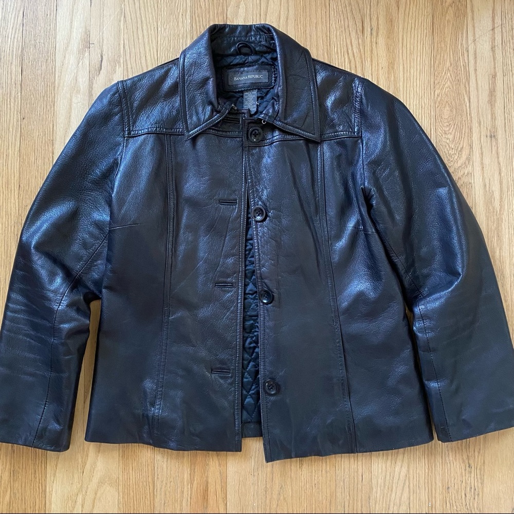 Vintage Black Leather Jacket